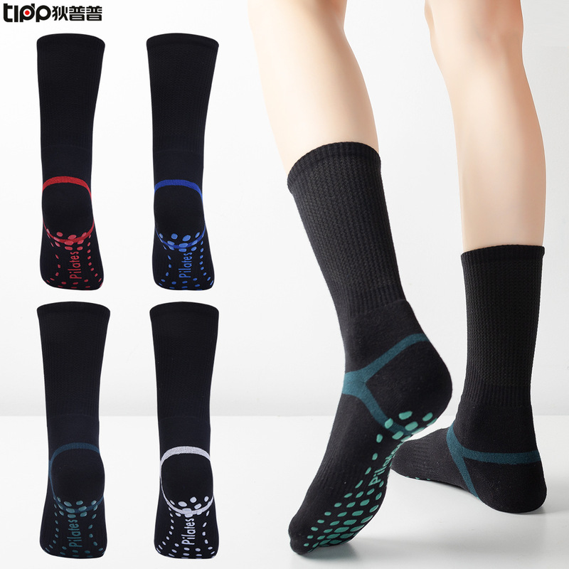 Unisex Long Tube Towel Bottom Floor Non-Slip Dance Dancing Pilates Special Yoga Meditation Sports Socks