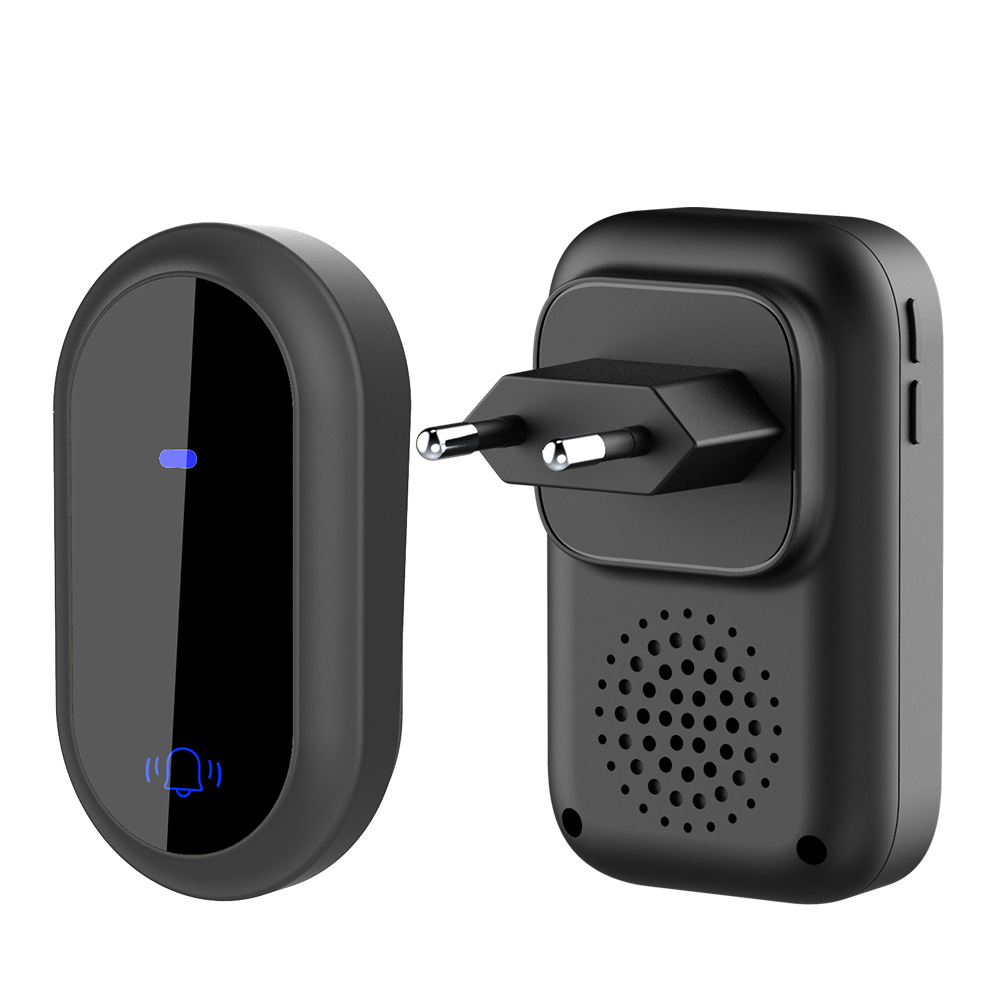 Timbre inalámbrico autogenerador a prueba de agua al aire libre, timbre musical inteligente de larga distancia para el hogar, localizador inalámbrico 433 para ancianos