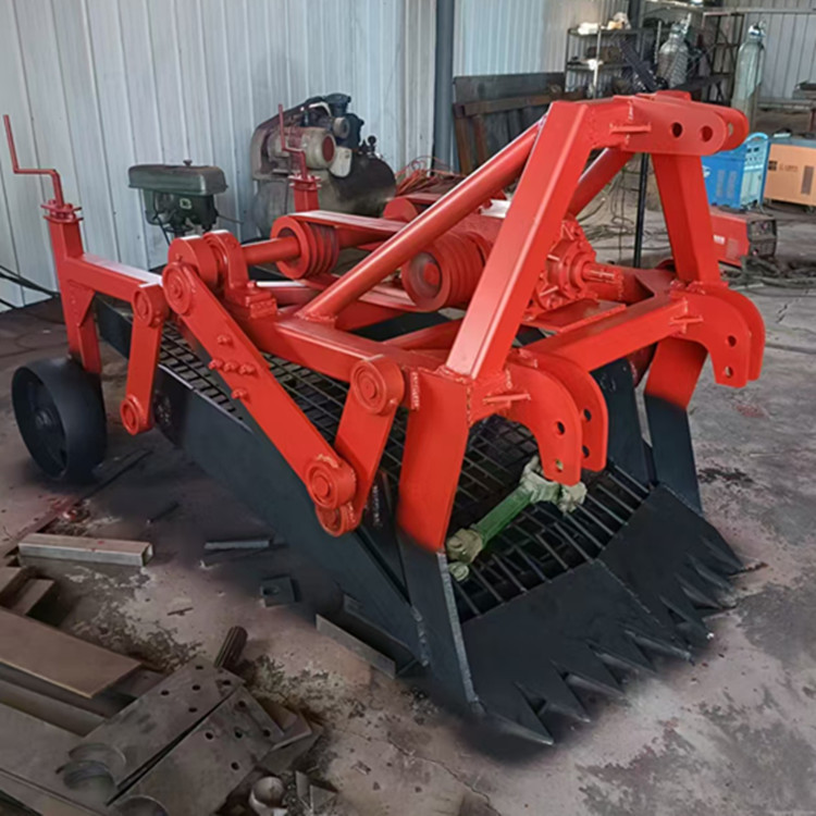 小型链条挖药机板蓝根收割机大型起药机震动起苗机挖韭菜根机器