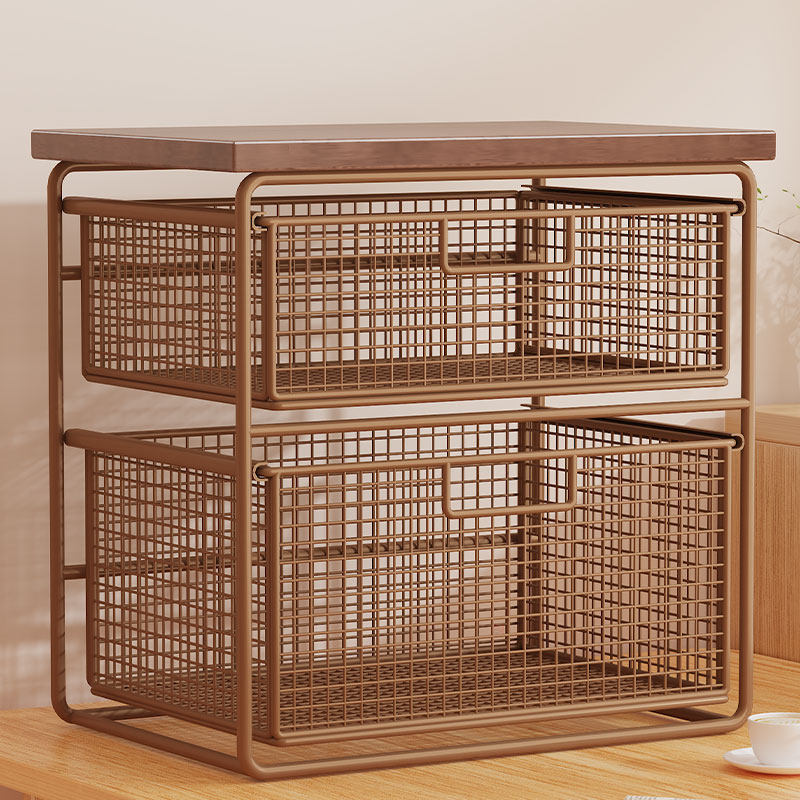 Desktop Storage Rack Drawer-Type Storage Box Snack Tea Cup Tea Bag Storage Rack Multi-Functional Multi-Layer