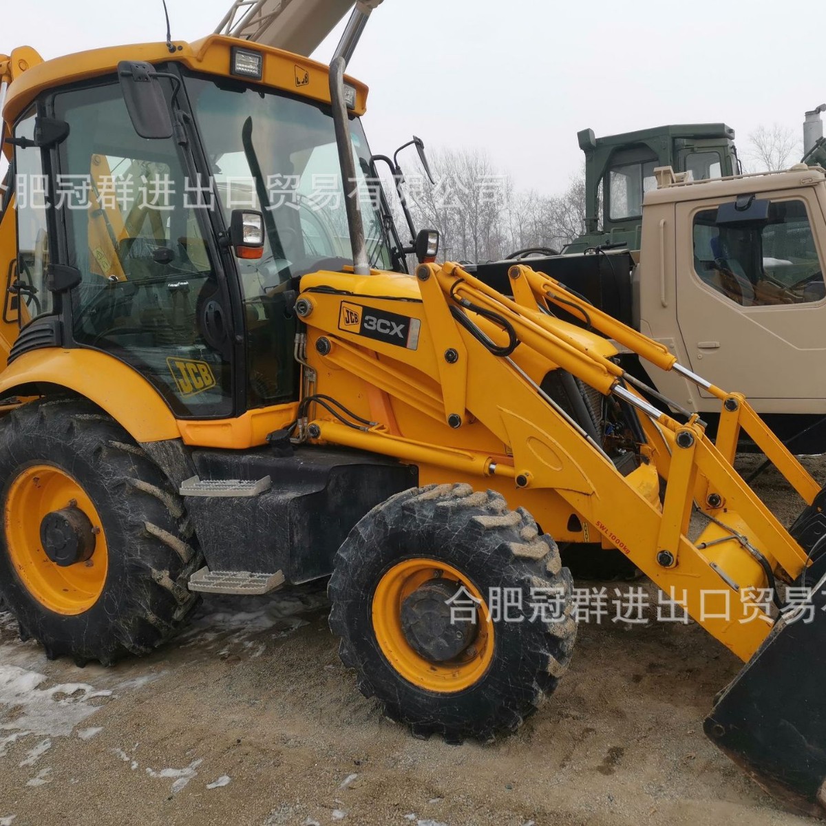 Backhoe loader original venta directa dos extremos ocupados JCB4CX temporalmente dos extremos ocupados excavación cargador