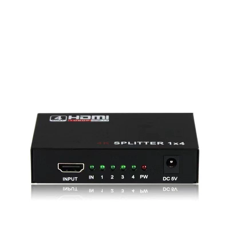 Заводская прямая продажа HDMI распределитель 1:1:1:4K 4K высокое разрешение компьютерный видеопр splitter один вход четыре выхода