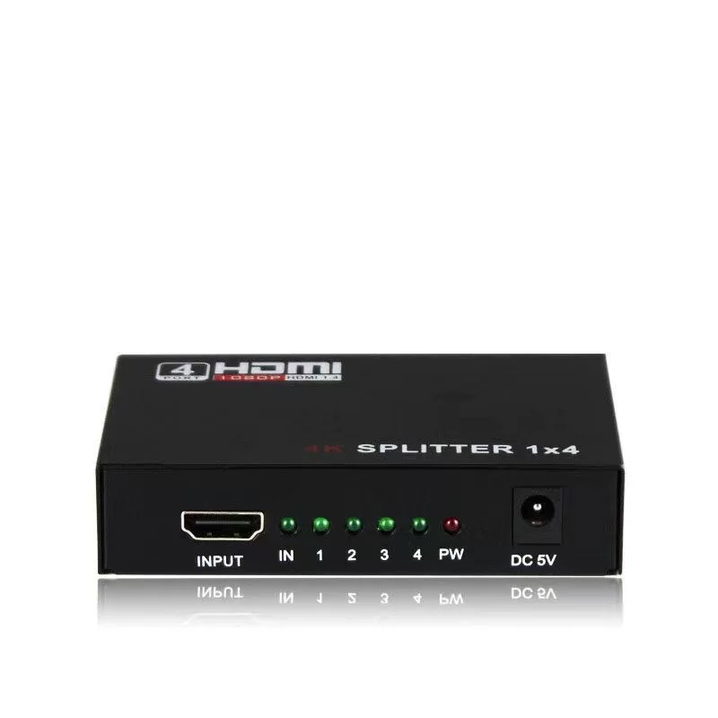 Заводская прямая продажа HDMI распределитель 1:1:1:4K 4K высокое разрешение компьютерный видеопр splitter один вход четыре выхода