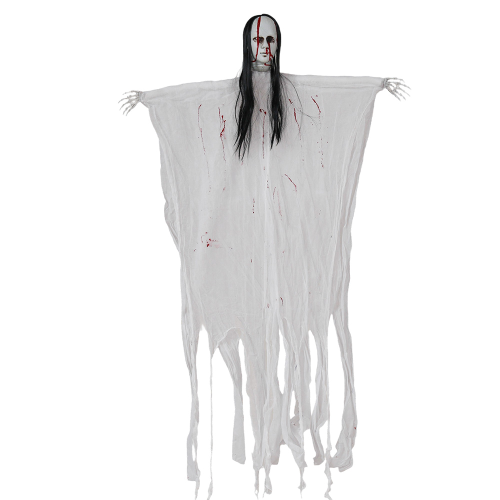 Decoraciones de Halloween, cara de sangre, esqueleto, habitación fantasma colgante, casa embrujada, decoración de la fiesta, decoración de la atmósfera, accesorios, horror sangriento