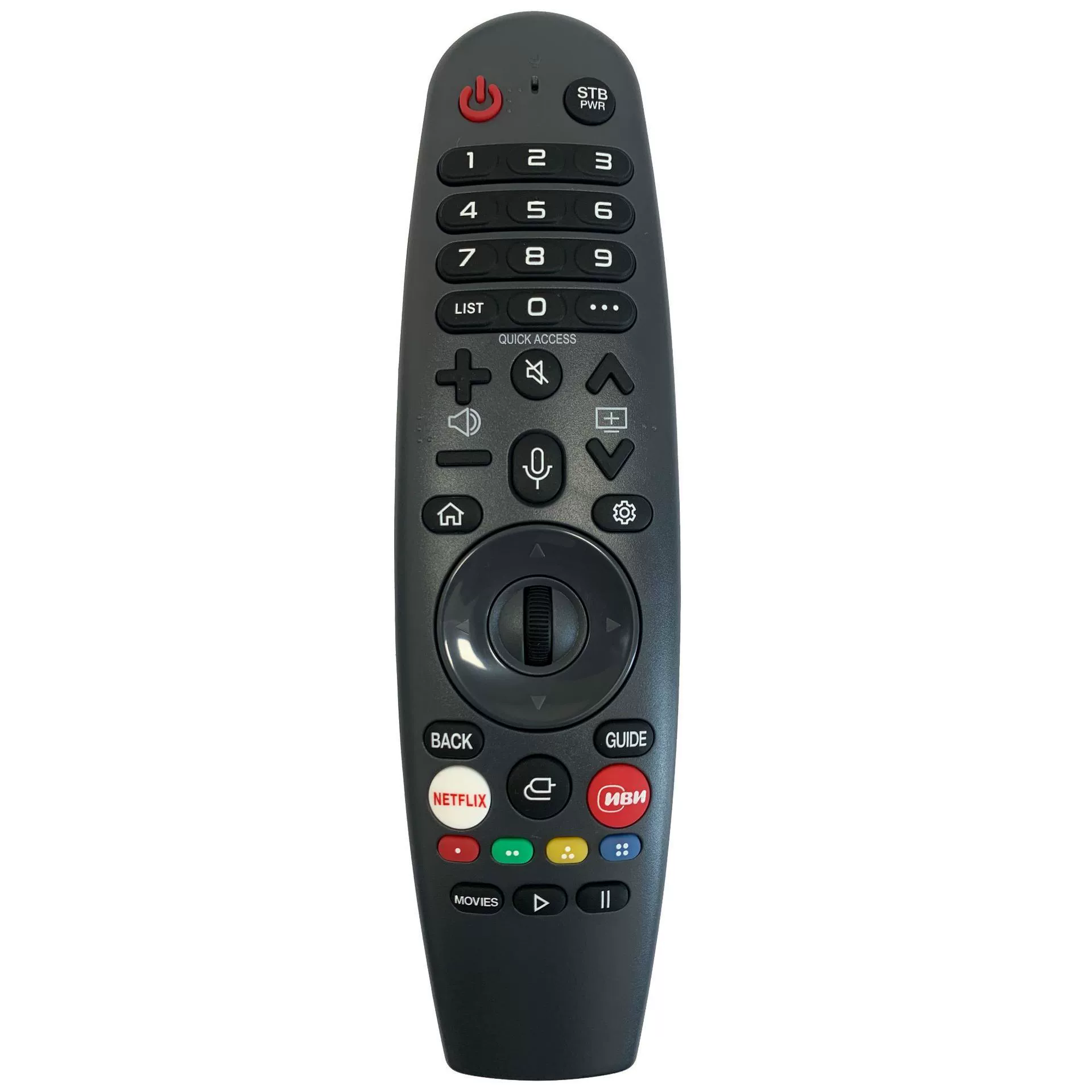 Suitable for LG Russian NBN series MR20 Bluetooth large button gray TV