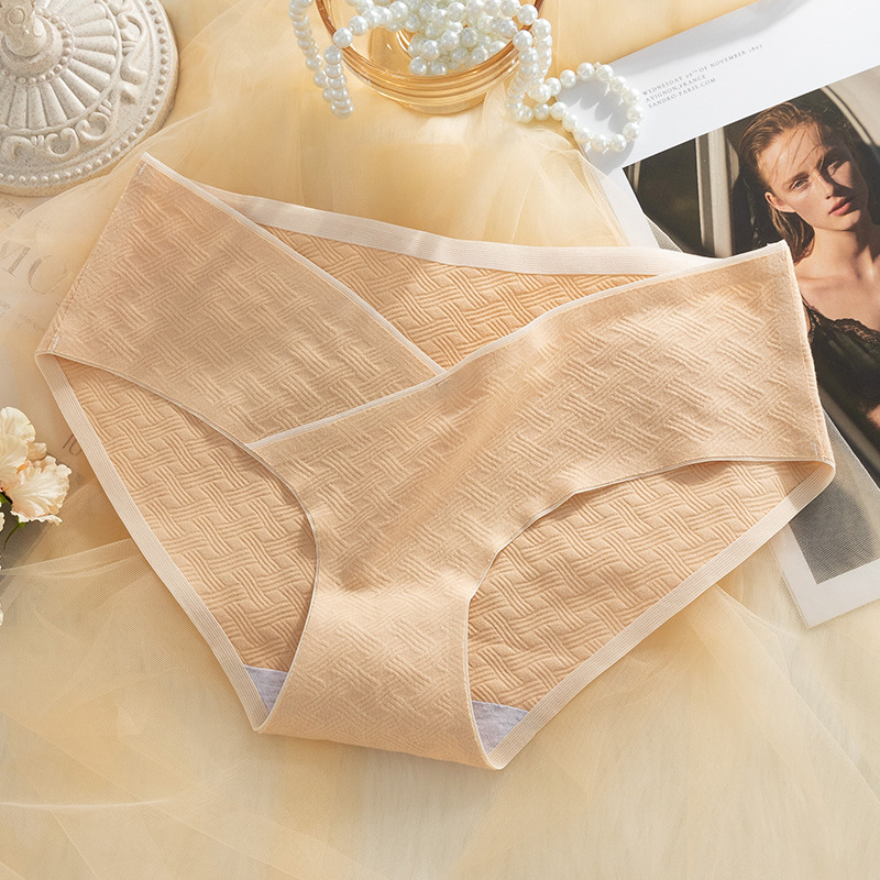 Las mujeres embarazadas ropa interior de verano delgada entrepierna de algodón puro de las mujeres embarazadas sin costuras vientre ropa interior para el embarazo temprano, medio y tardío
