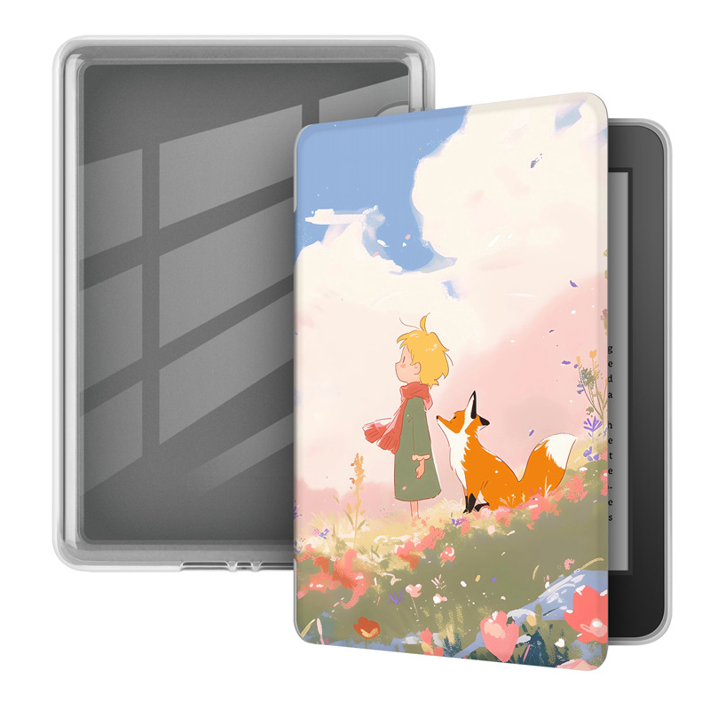 Aplicable kindle paperwhite6543 acrílico pintado funda protectora 658/558 funda protectora transparente