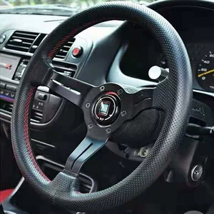13 düymlük ND Dəri Avtomobil Yarış Sükanı