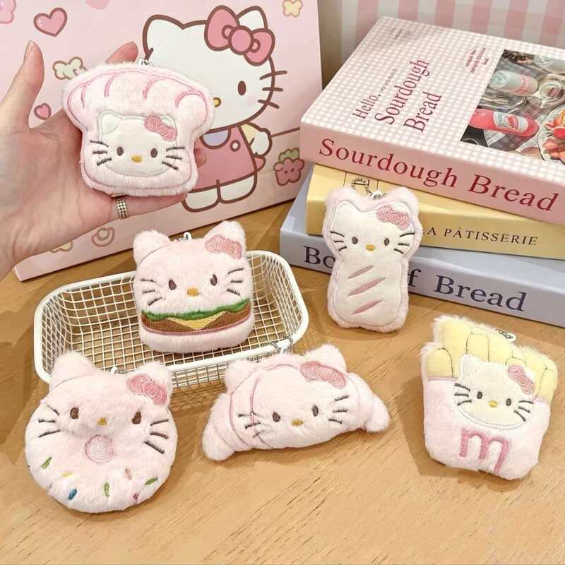 New Japanese-Style Cartoon Cute Food Kt Cat Keychain Small Pendant Doll, a Must-Have for Photos with a Girly Heart New Japanese-Style Cartoon Cute Food Kt Cat Keychain Small Pendant Doll, a Must-Have for Photos with a Girly Heart