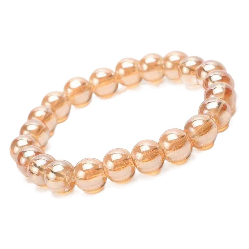 Источник оптом Янтарный золотой цвет браслет цвет шампанского браслет хрустальные стеклянные украшения живой киоск поколение подарков