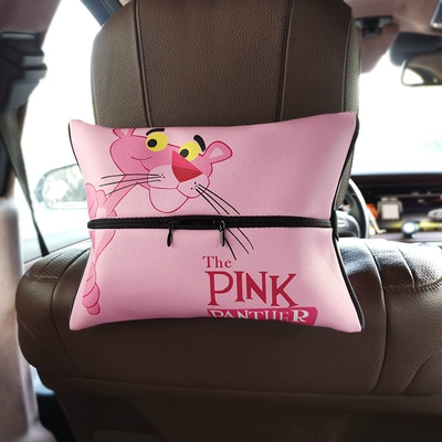 Car tissue box/set – interior accessory - sm-tissue-box-naughty-leopardtissue-boxleather