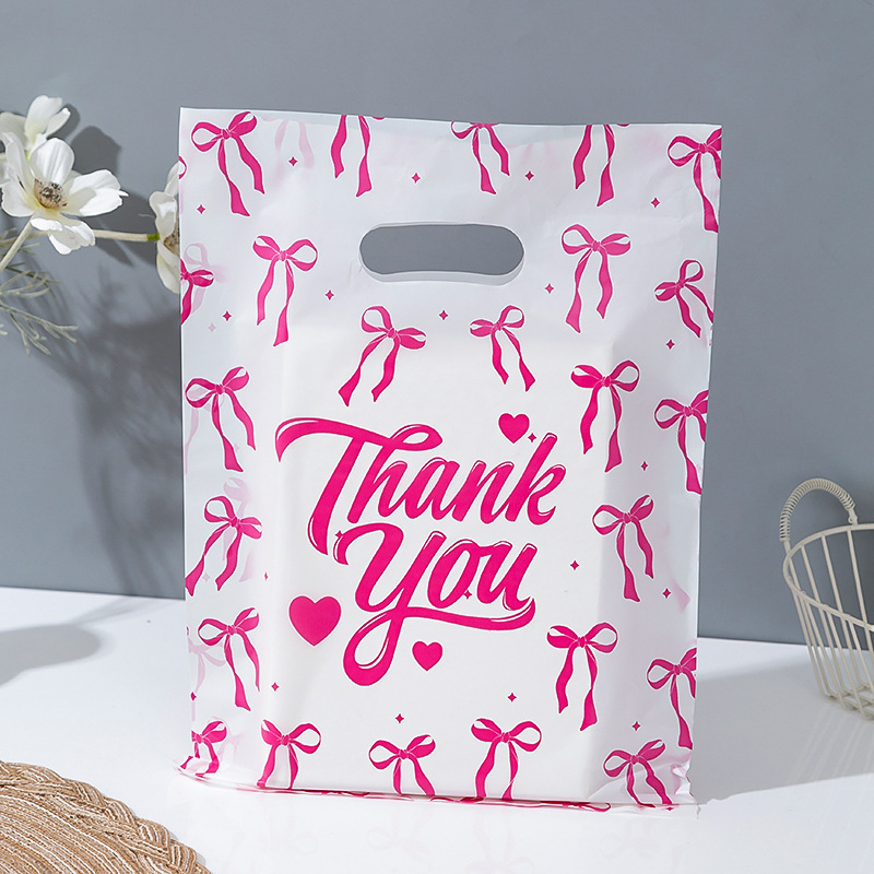 Pequeño bolso de la joyería Regalo de Cumpleaños bolsa de embalaje bolsa de regalo de plástico al por mayor tienda de ropa bolsa de compras envío gratis image 22