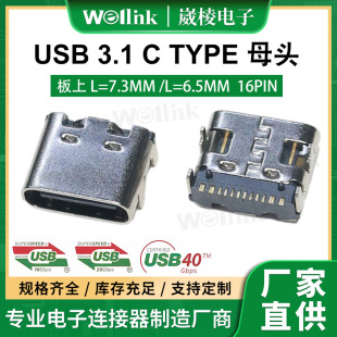 USB3.1 TYPE Cĸ�^�B���� �@ʾ��16PIN����USB Type-C ĸ���B����