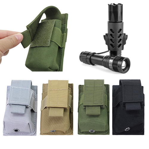 Outdoor Military Enthusiast Flashlight Bag M5 Tactical Flashlight Bag Small Single-Unit Tool Bag Molle Attachment Pouch