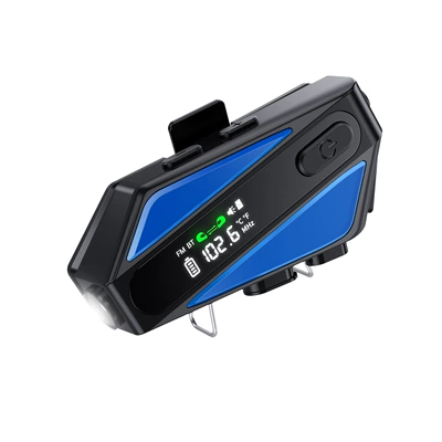 Bluetooth Helmet Headset LED | Motorcycle Helmet Headset - c6-blue-soft-mark