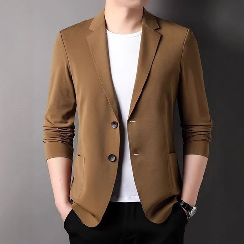 2025 Spring and Summer New Oversized Unisex Casual Lightweight Maturing Men's Blazer Light Business Suit Jacket