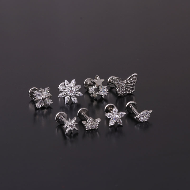 New Fashion Micro-inlaid Zircon Earrings display picture 10