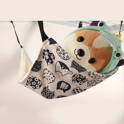 Amazon Pet Squirrel Hamster Winter Fleece Hammock Single Layer Fleece Fabric Autumn/Winter Warm Small Pet Hammock One Piece Dropshipping