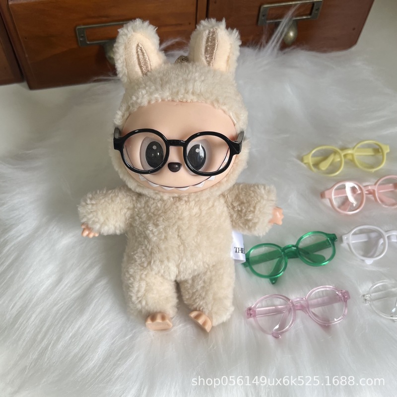 【メガネメーカー】13cm 自虐クマメガネ 10cm コットンドールメガネ ラブブビニールメガネ|undefined