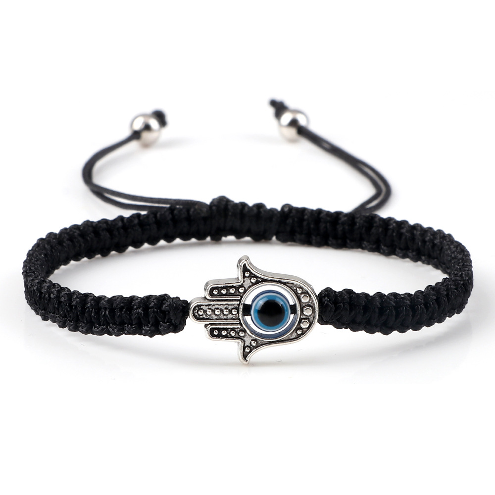 Lucky Evil Eye Red String Bracelet,Handmade Protection Jewelry.Ward Off Evil & Negative Energy,bless You With Safety & Good Luck.Adjustable,minimalist_voghion.com