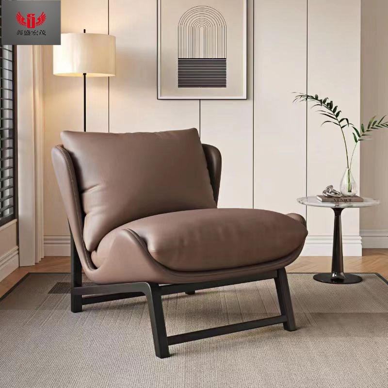 Sofá italiano de lujo minimalista sala de estar dormitorio simple oficina hotel dormitorio principal sofá relajado sofá ocio