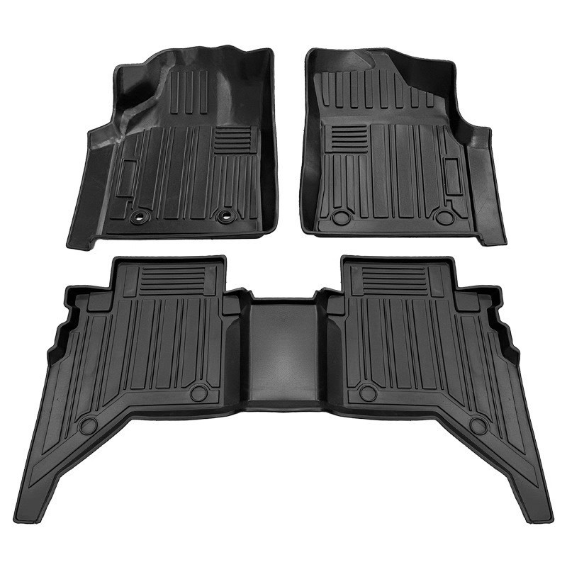 Floor Mats TPE Rubber Waterproof Right Hand Drive for Toyota Hilux