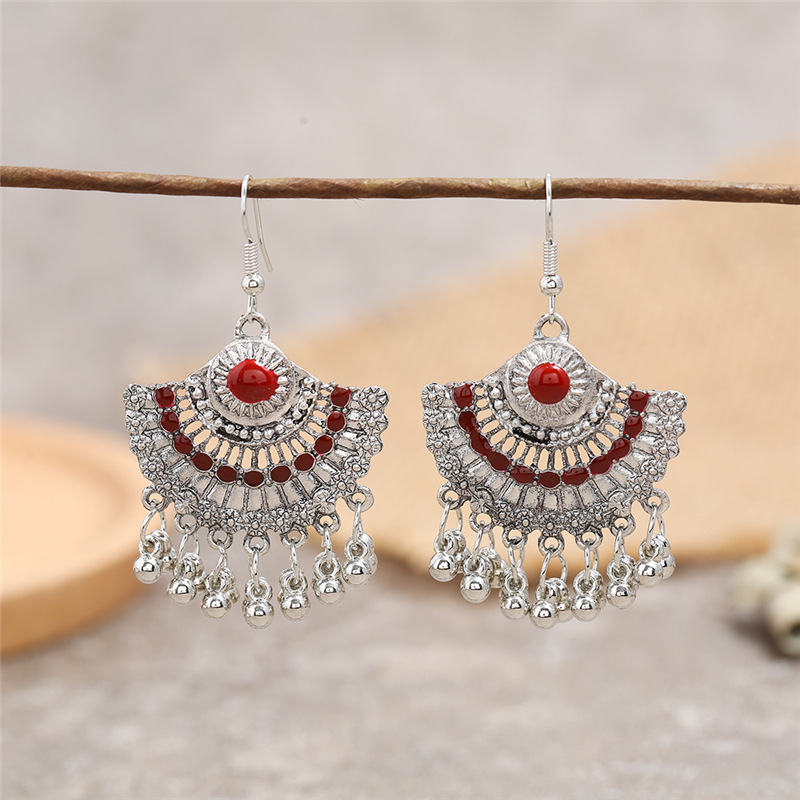 Holiday Occasion Alloy Material 1 Pair Retro Geometric Water Droplets Owl Alloy Tassel Women's Drop Earrings
