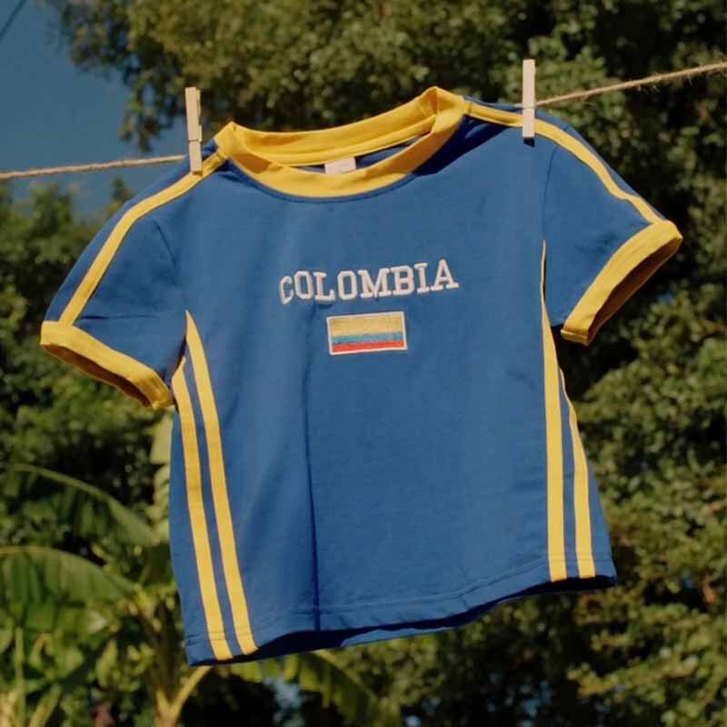 2026 Summer Women's National Flag Pattern Embroidered Slim Fit Short Sleeve World Cup Jersey Women's T-Shirt Cross-Border Amazon 2026 Summer Women's National Flag Pattern Embroidered Slim Fit Short Sleeve World Cup Jersey Women's T-Shirt Cross-Border Amazon