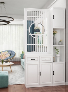 L7 Screen Partition Living Room New Chinese Style Storage Rack Simple Modern Shoe Cabinet Room Entrance Hall Entrance Entrance Entrance