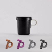 日本珐琅搪瓷杯咖啡杯马克杯搪瓷杯带盖磁吸防烫把手小号