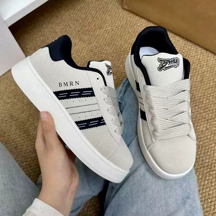 简约复古板鞋2025夏季新款学生校园鞋男女同款潮流百搭运动面包鞋