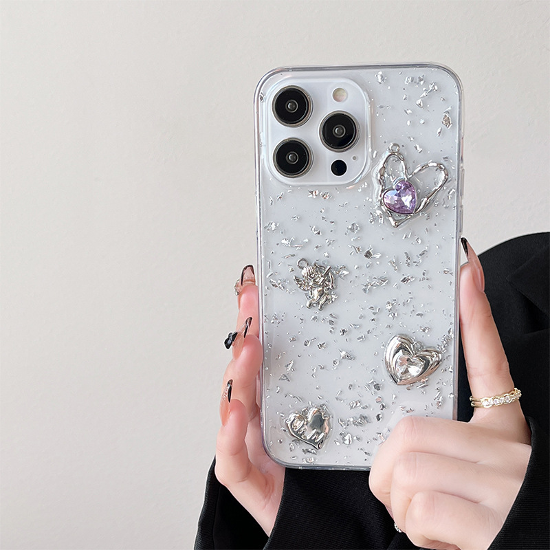 53g Weight iPhone Applicable Brands Modern Style Heart Shape Pc   Phone Cases