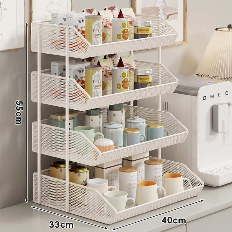 Estante Organizador de Escritorio Multicapa para Escritorio y Cocina