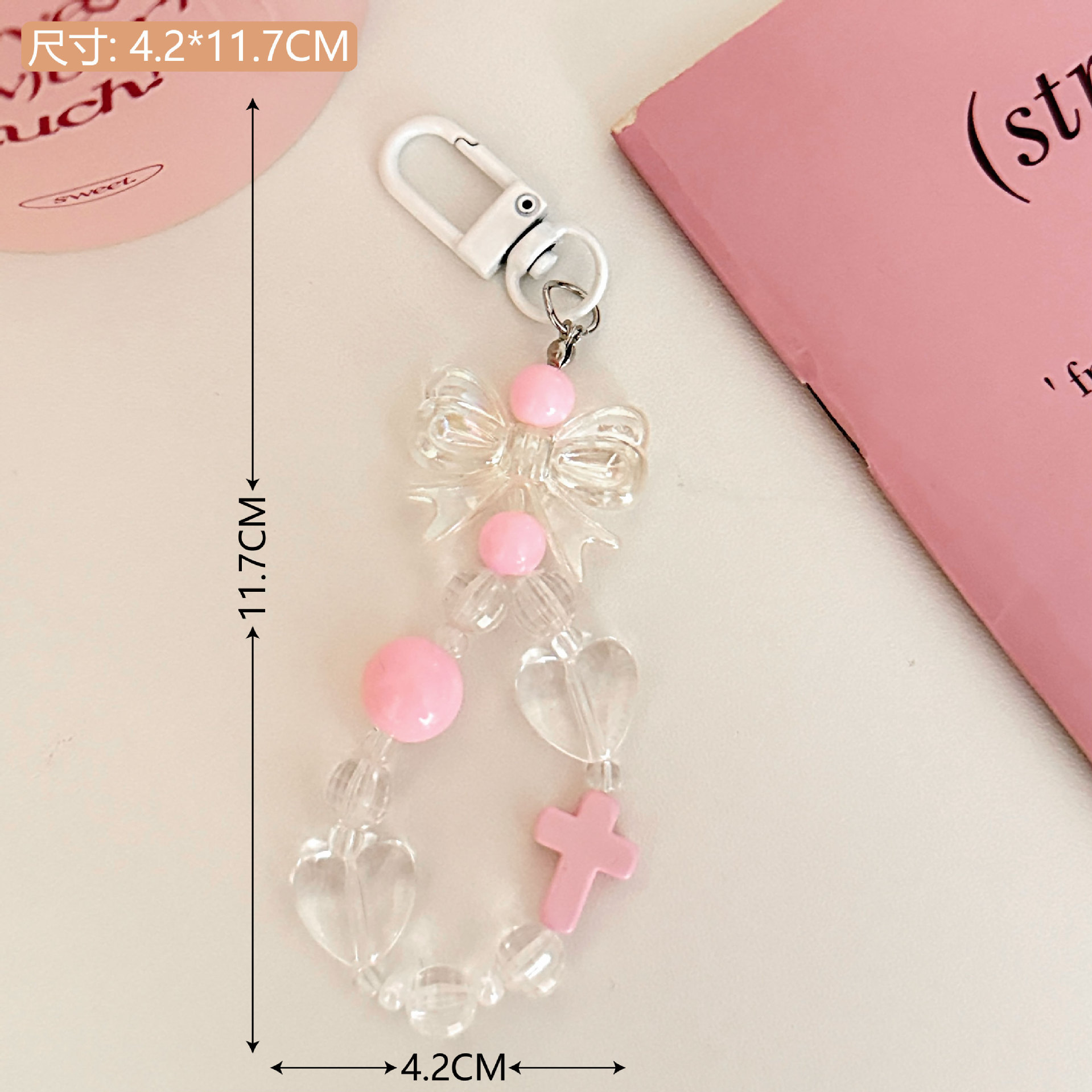 Inswind lindos colgantes de llaveros dulce corazón de niña caja de teléfono móvil decoración colgantes colgantes cadena colgantes al por mayor