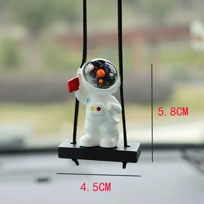 car Crane, Car hanging - astronauts-holding-the-red-flag