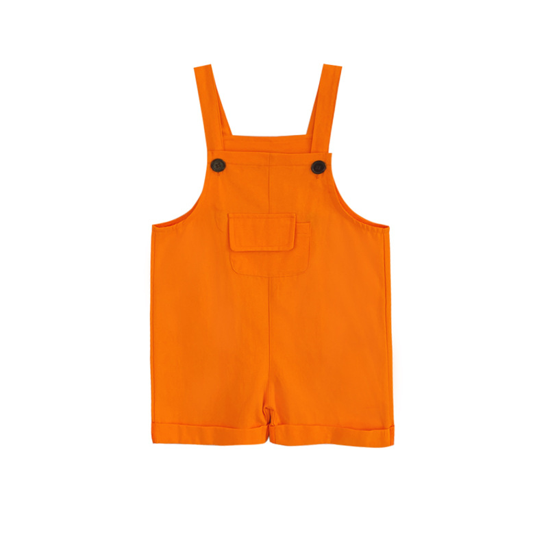 Pantalones de tirantes-Naranja