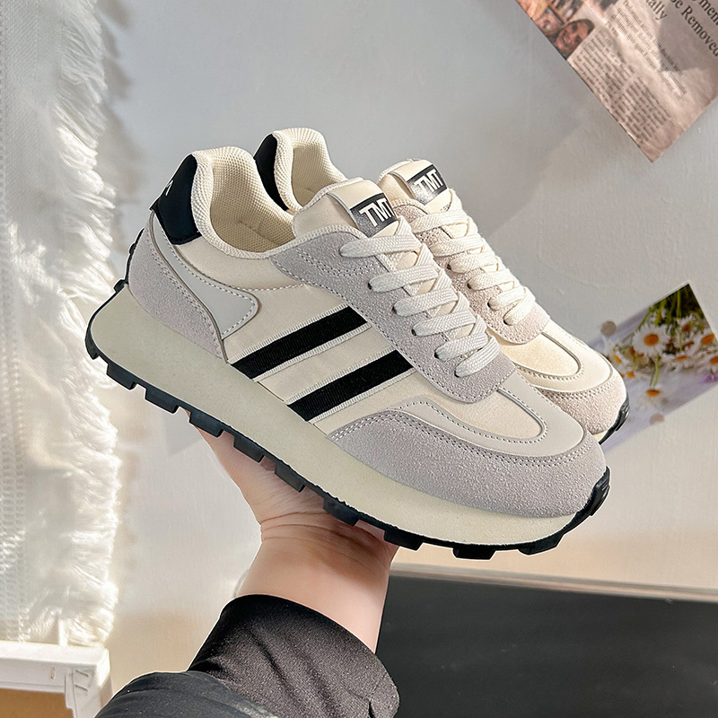 Forrest Gump Shoes for Women 2025 Spring New Women's Shoes Student Running Sneakers Women's K-Style Versatile Heightening Dad Shoes Trendy Forrest Gump Shoes for Women 2025 Spring New Women's Shoes Student Running Sneakers Women's K-Style Versatile Heightening Dad Shoes Trendy