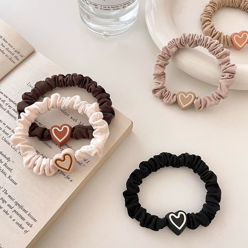 Temperamento simple atado cabello de cabello, adornamiento de cabello de alta elasticidad, banda de goma duradera 2025, nuevo tipo de cuero de cabello no dañado