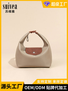 Waterproof nylon handheld lunch box, one-shoulder bag, direct factory sales