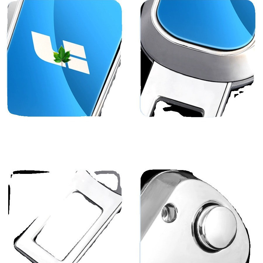 Logotipo del coche láser enchufe de seguridad del coche con bayoneta cinturón de seguridad conector de extensión placa del cinturón de seguridad coche ideal