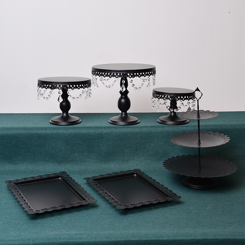 Estilo europeo creativo oro hueco soporte de la torta accesorios de la boda decoración de la Mesa de postre tienda de postres pastel de postre combinación