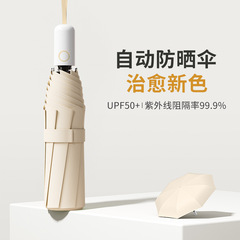 雨伞学生上学专用伞加厚加固遮阳伞晴雨两用防晒防紫外线女太阳伞
