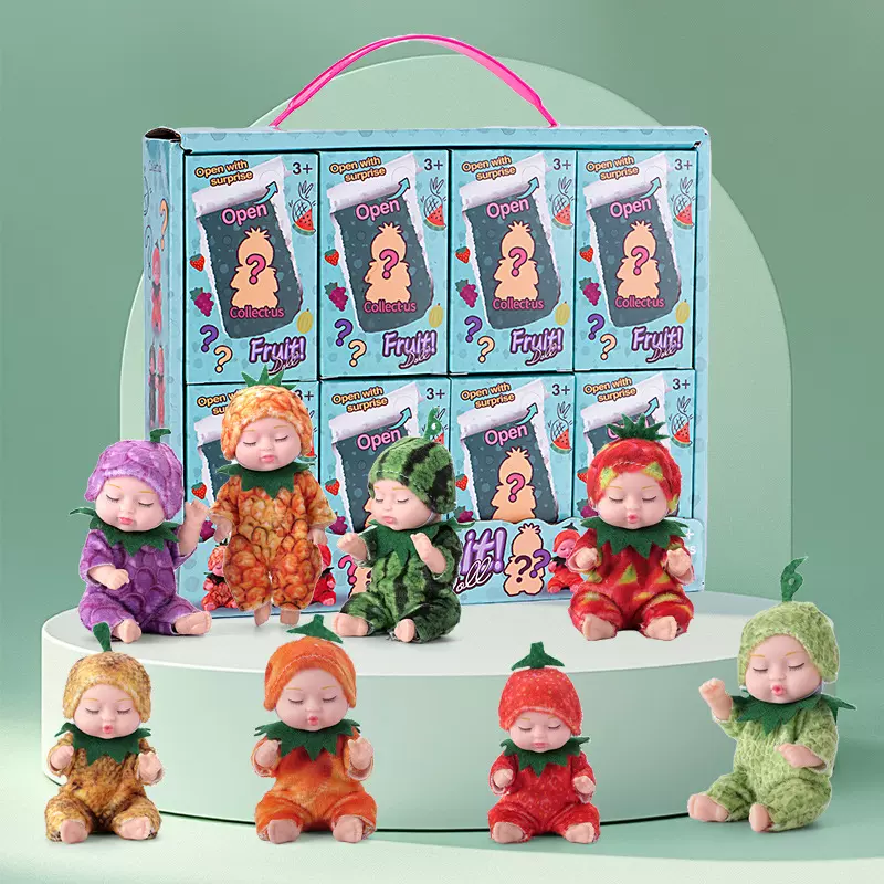 盲盒儿童仿真娃娃睡眠bjd仿真重生洋娃安抚陪睡婴儿毛绒女孩玩具