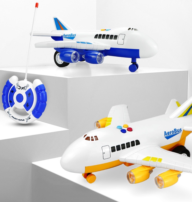 Large Drop-Resistant Airplane Toy Inertial/Remote Control Car