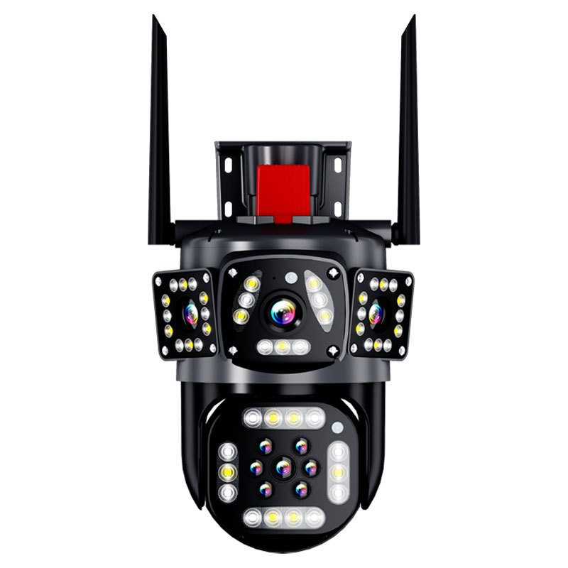 Cámara transfronteriza de tres pantallas HD visión nocturna al aire libre cámara inalámbrica red WIFI monitor inteligente remoto