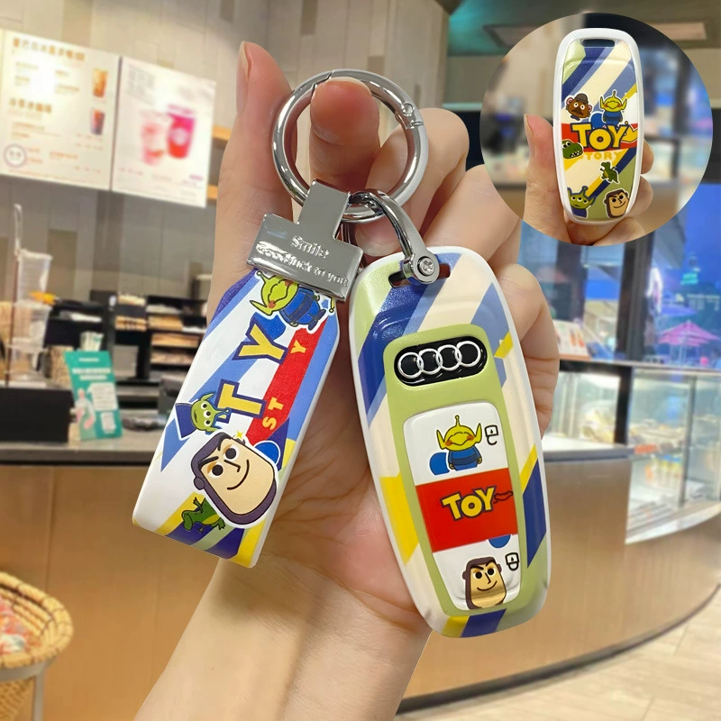 Чехол для ключа Audi для A4L A6L Q5L A3 Q3 Q2L, пряжка A6, корпус A8, сумка A8, A7, Q7