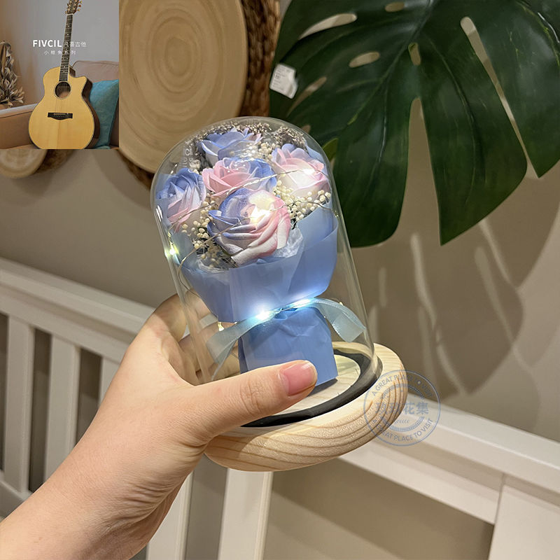 [핫셀 추천] Chaozhimu-5 헤이즈 블루 + 핑크 장미 - 선물 가방 + 축하 카드 + 배터리 [완제품 배송]