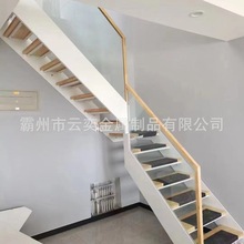 厂家定制 旋转楼梯 室内阁楼复式别墅楼梯家用loft公寓钢木楼梯