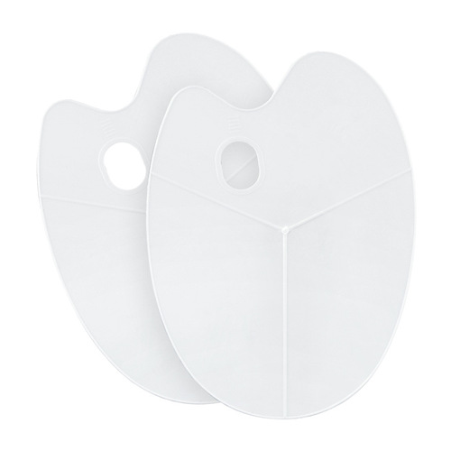 Magritte Palette Wholesale Transparent Large Palette Oval Extra Large Wooden Palette Set