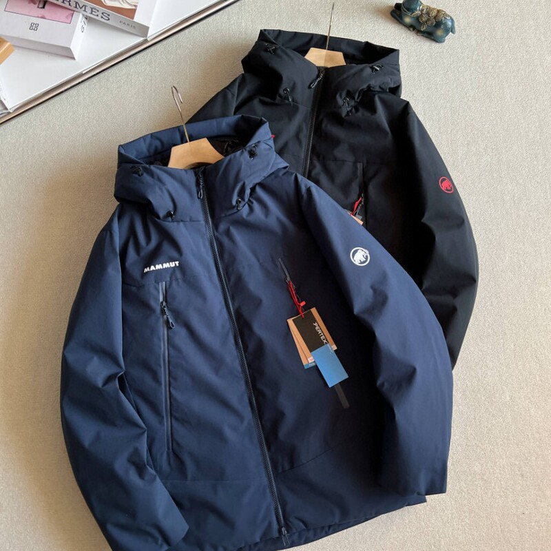 Mammut Mammoth 2025 Winter Elephant Outdoor Men's and Women's Casual Windproof and Waterproof down Jacket Soft Shell Jacket Trendy